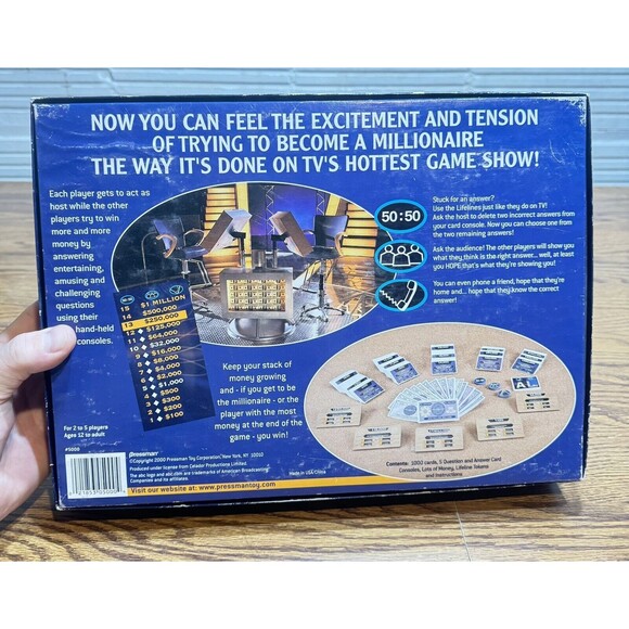 Who Wants To Be A Millionaire Trivia Family Board Game Good Conditions - Picture 13 of 13